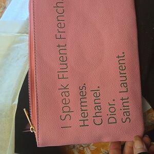 Pink Wristlet Clutch